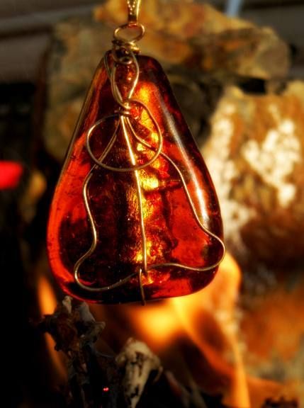 FIRE BIRD PHOENIX SPIRIT ALCHEMY TRANSFORMATION AMULET  