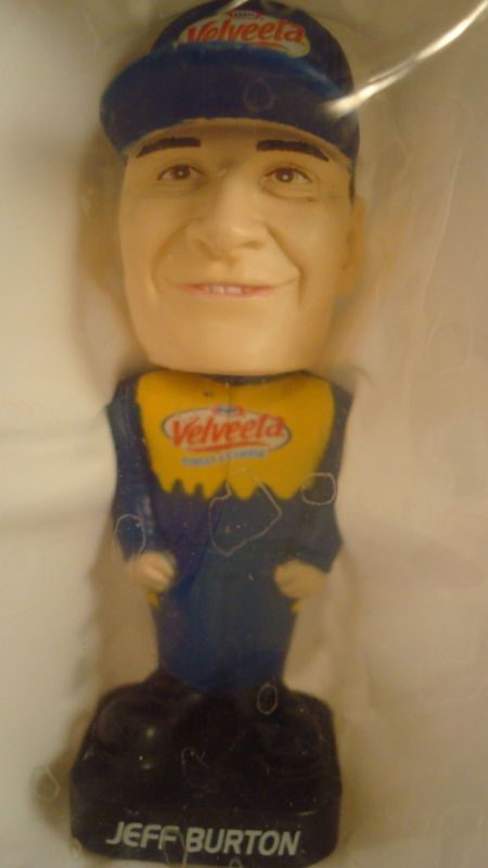 JEFF BURTON Nascar Velveeta Kraft Mini BOBBLEHEAD NIP  