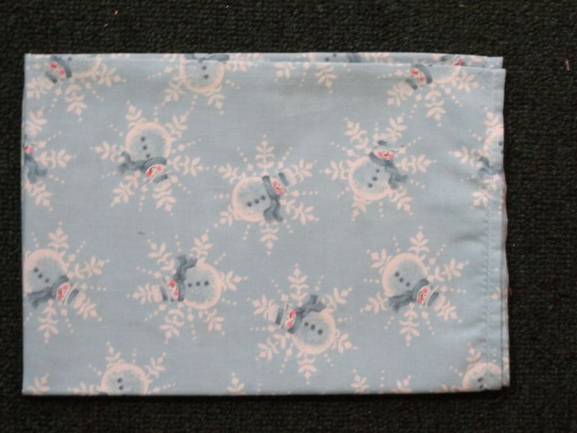 PACK N PLAY SHEET SM(20X30)  SNOWFLAKES AND SNOWMEN  