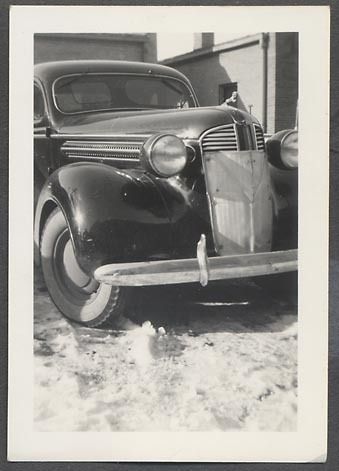 Vintage Car Photo 1937 Dodge Coupe in Snow 550685  