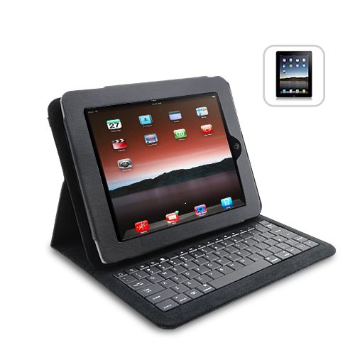   Holder with Keyboard for iPad / iPad 2 (Black)     