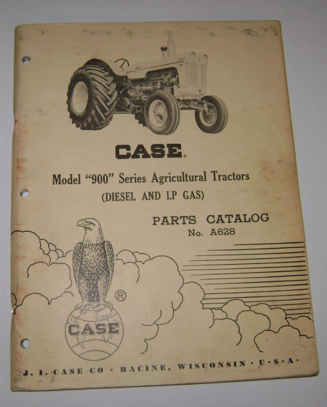 ORIGINAL Case 900 Diesel & LP Tractor Parts Catalog  
