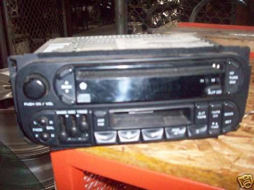 1999 CHRYSLER 300M AM FM CASSETTE,CD PLAYER  