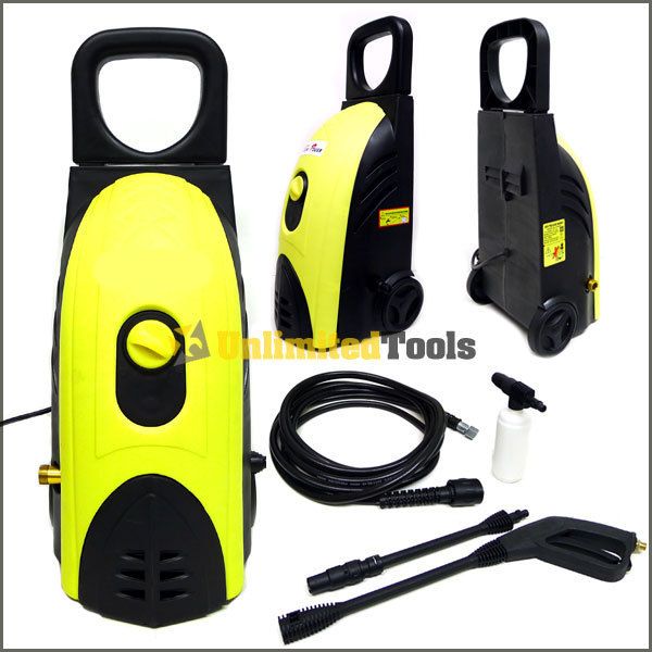 1300 2300PSI High Pressure Washer W/ 31 Extendable Handle Cleaner 