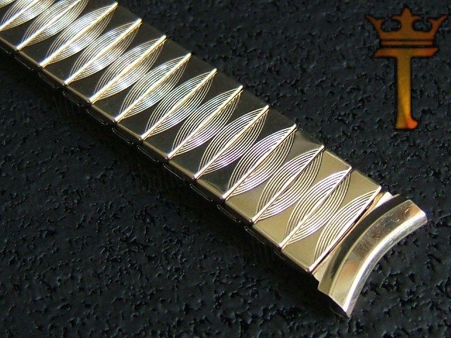 NOS 11/16 Kreisler Gold gf 1950s Vintage Watch Band  