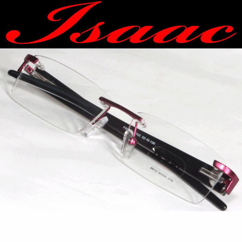 RIMLESS eyeglasses frame Freedom F564 WINE/BLACK  