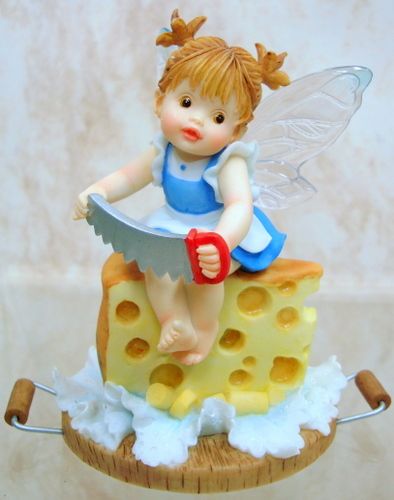 KITCHEN FAIRIES Hope Wheels ENESCO Motorcycle 4024656  