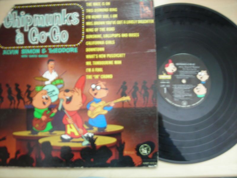 Liberty Record CHIPMUNKS a Go Go LP 1965  