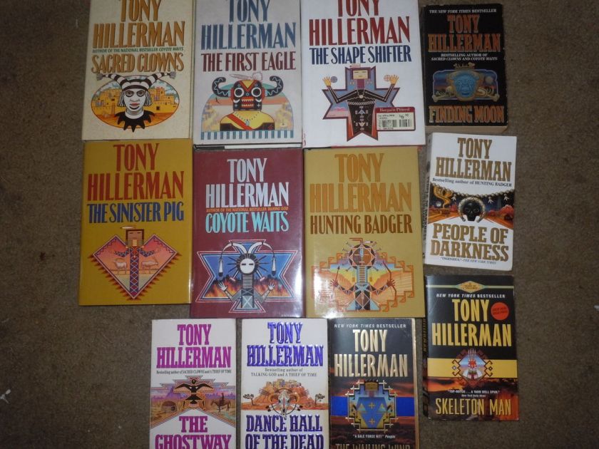 TONY HILLERMAN LOT OF 12 BOOKS MIXED LOT  