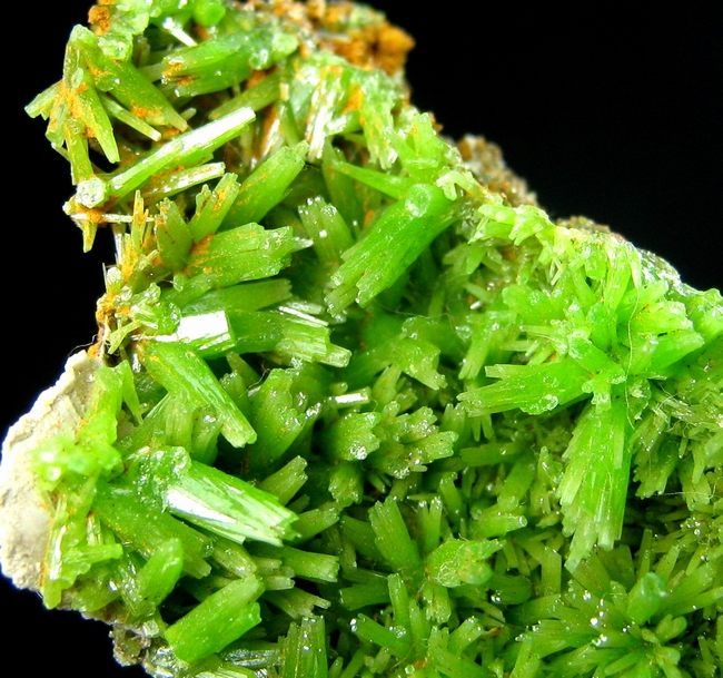 Green Pyromorphite Crystal Cluster Specimen DZ075  