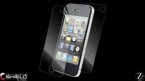   ZAGG invisibleSHIELD Apple iPhone Full Body 4G 4S Case w/ TPU Bumper