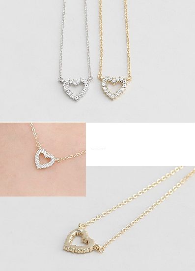 Korea Star Accessories Shining Inheritance Propose Necklace (MDWA0022 