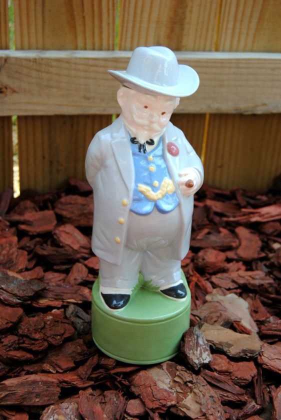 1960s Ceramic Colonel Sanders Southern Gentleman Decanter  