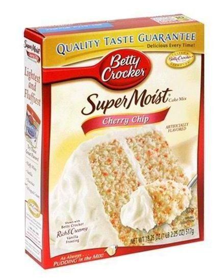   SUPER MOIST CHERRY CHIP Cake Mix ~ Makes Great Cupcakes Too  