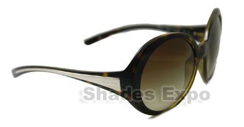 NEW PRADA SUNGLASSES SPR 21L HAVANA SPR21L 2AU 6S1 AUTH  