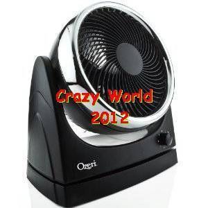 NEW Ozeri Brezza Oscillating Velocity Desk Fan  