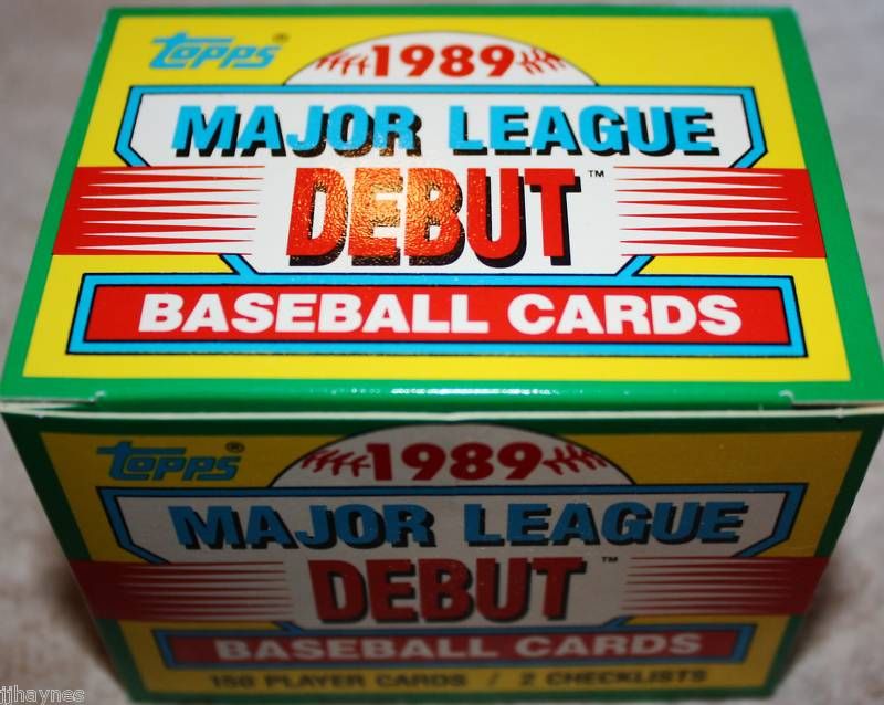 1989 TOPPS DEBUT SET GRIFFEY JR  