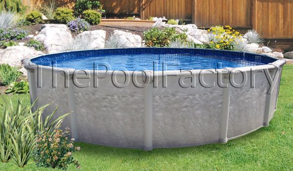 15x52 Round Above Ground Swimming Pool Package  