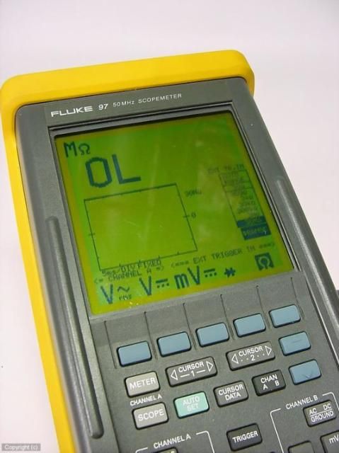 Fluke 97 50 MHz Digital ScopeMeter Oscilloscope TESTED & CLEAN  