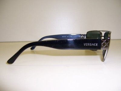 NEW VERSACE VE2075 Sunglasses VE 2075 GUNMETAL 100171  