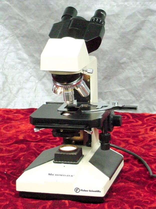 Fisher Scientific Microscope Micromaster 12 561B/Great Optics 4, 10 