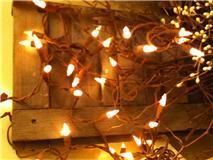 Cinnamon Bark Light Strand primitive grungy electric 35  