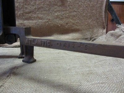   Cast Iron Fireplace Andirons Antique Dogs Mantels Fire Old 6958  