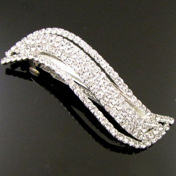   silver tone dimension inch 3 54 0 98 right item barrette quantity