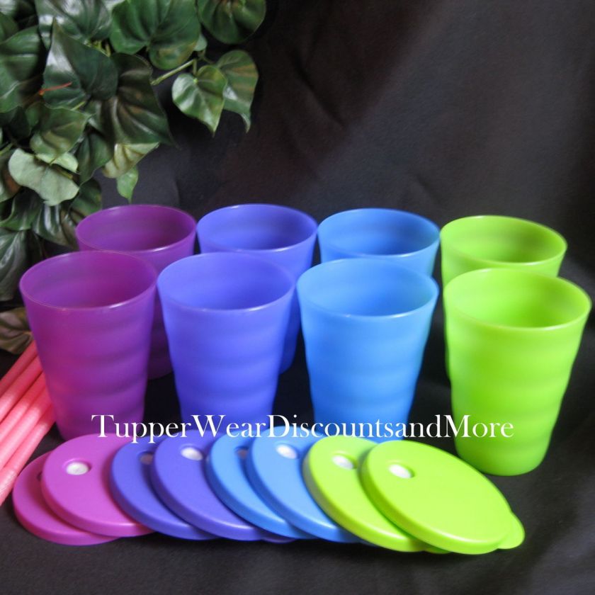   Impressions 8   11 oz Drip Less STRAW Seals Tumblers Cups SET  