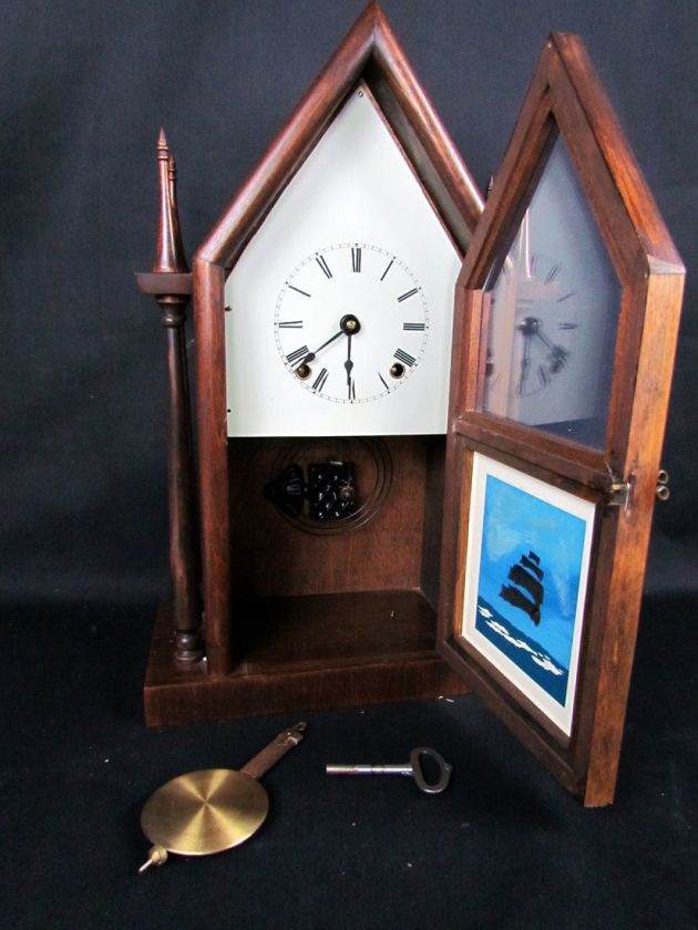 Vintage 1979 Colonial Steeple Clock from Dennis,MA maker Charles 