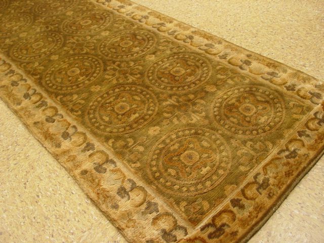 LOVELY 14 HANDMADE NEPALESE RUNNER  SOFT WOOL  