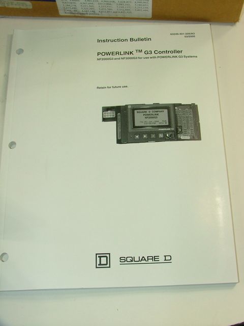 NF2000G3 Powerlink G3 Series 2000 Controller Square D  