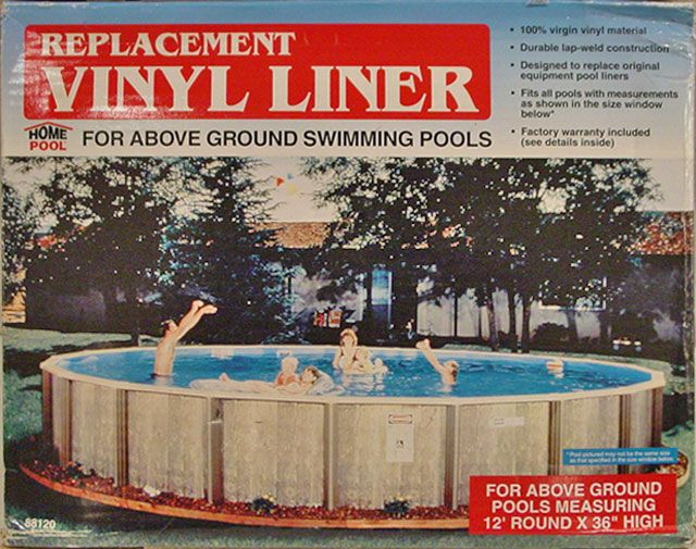 HOME POOL REPLACEMENT ABOVE GROUND LINER 12 RD NIB  