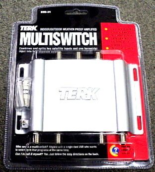 NEW Terk BMS 34 Indoor/Outdoor Amplified Multiswitch  