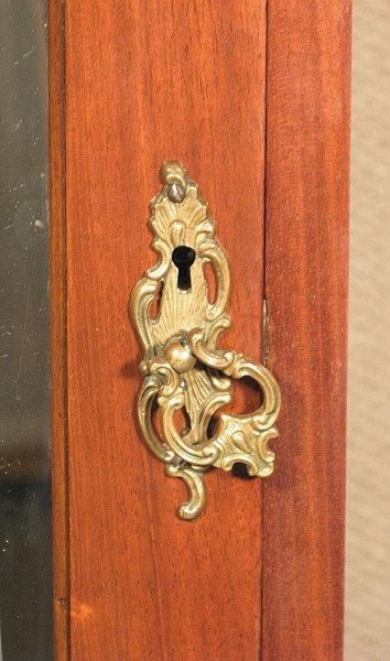 Antique Mahogany Chippendale Armoire Wardrobe Closet l89  