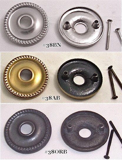 This Rosette Kit is guaranteed to fit your Antique Knobs and will be 