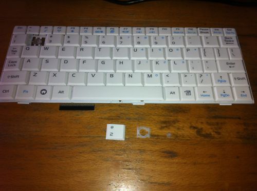 ASUS EEE PC EEEPC 900 700 NETBOOK KEYBOARD KEY WHITE  