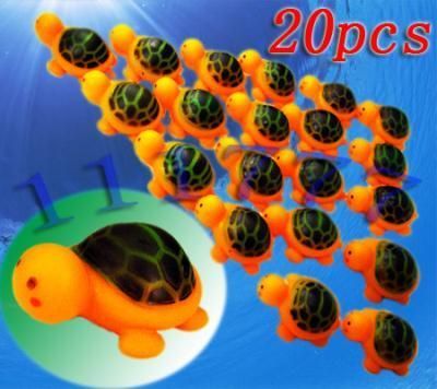 Job Lots of 20 Baby Bath Toys Rubber Tortoises Turtles  