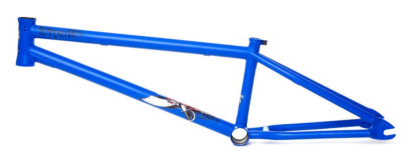 TEMPERED TREASON BMX BICYCLE FRAME 21 FIT S&M GT BLUE  