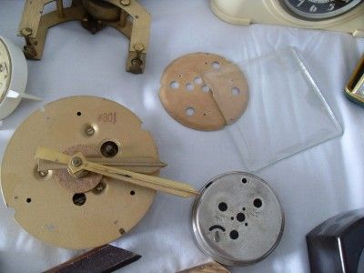 Vtg CLOCK LOT non working PARTS REPAIR Sessions SETH THOMAS Big Ben 