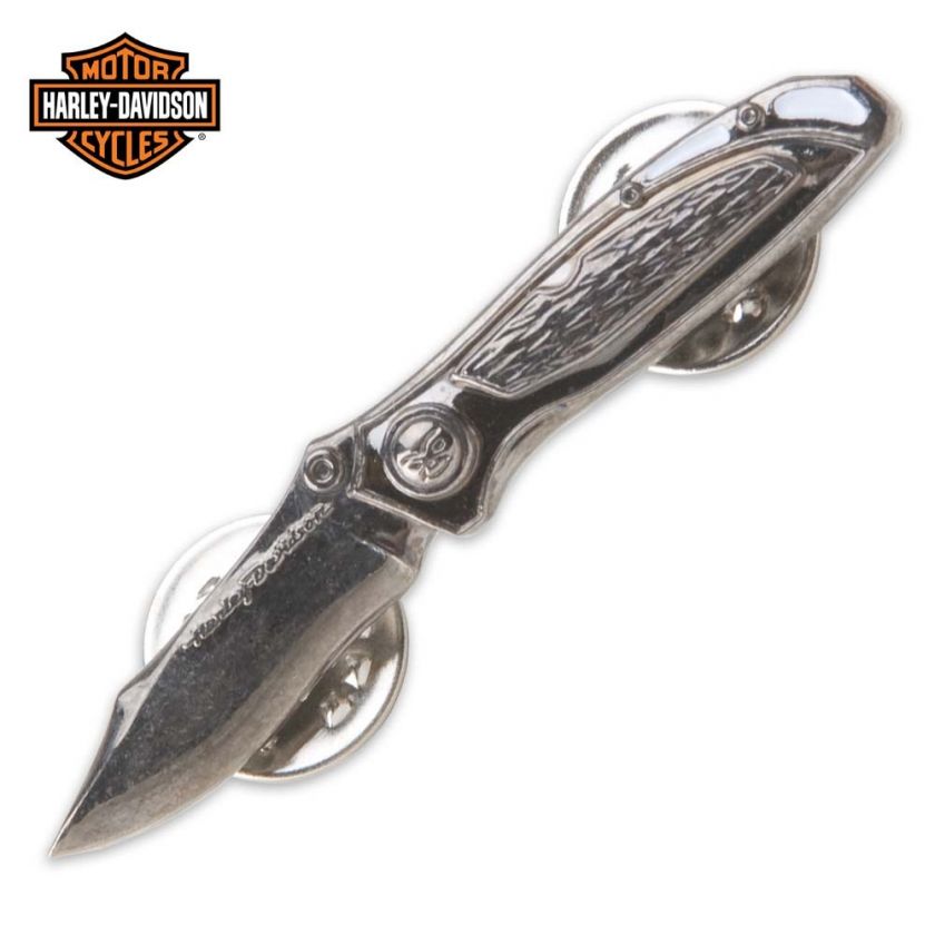 HARLEY DAVIDSON MOTORCYCLE MINI POCKET KNIFE BIKER PIN  