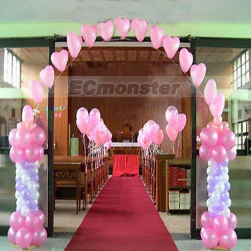   PCS Red Heart Shape Wedding Decorations Party Birthday Latex Balloons