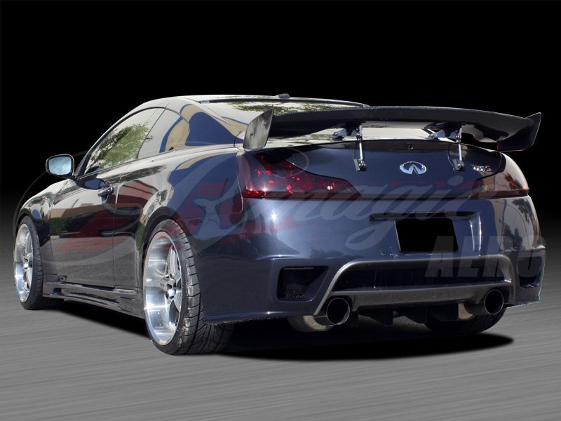 2008 2011 INFINITI G37 COUPE GT R FULL BUMPER BODY KIT  