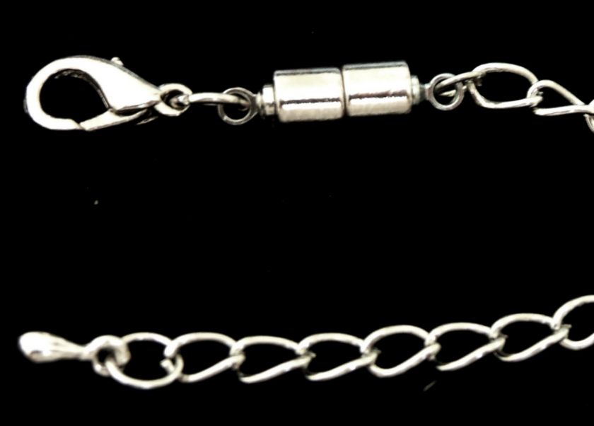   Jewellery Clasp Converter fitted with a 3 inch necklace chain extender