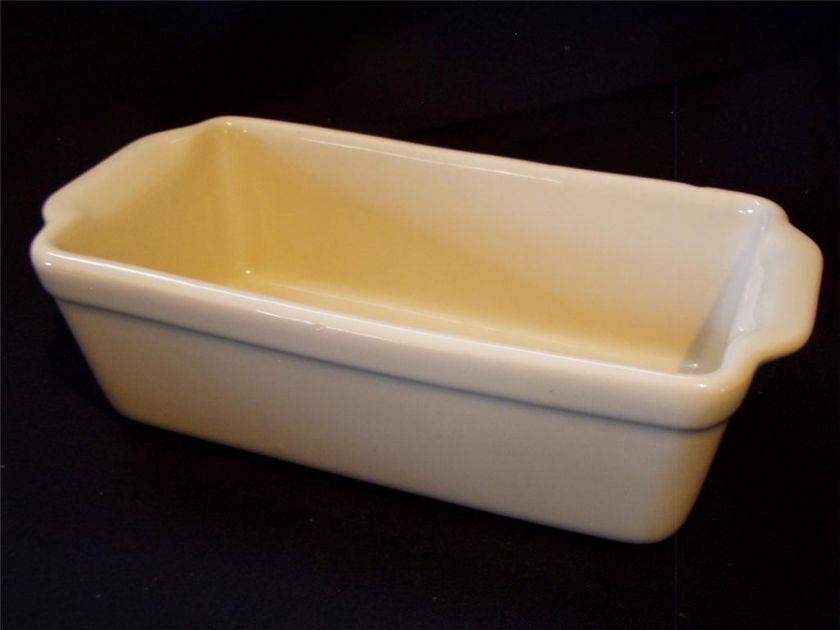 Henn Pottery CREAM creamware BREAD LOAF PAN GREAT DEAL  