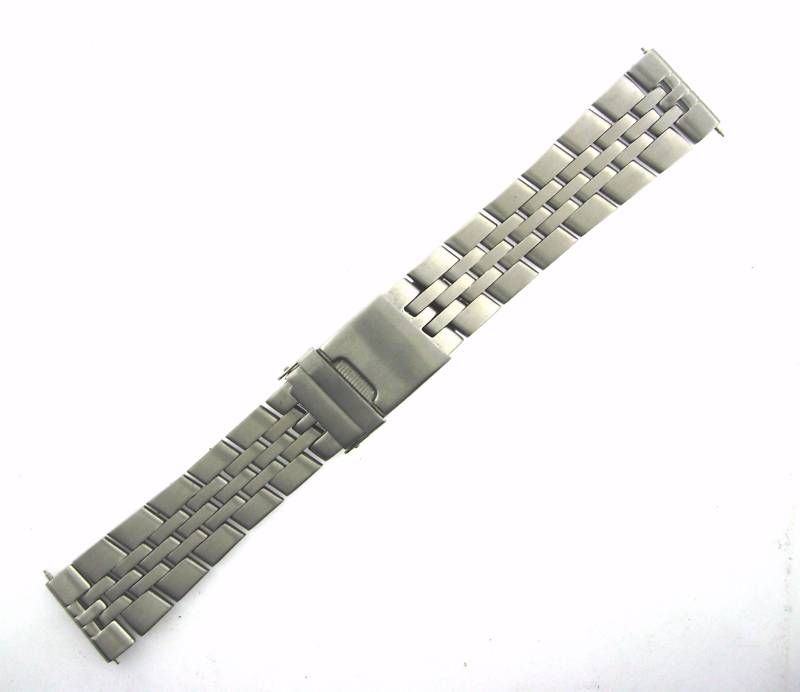 WATCH BAND FOR BREITLING BENTLY 24MM 5 LINK ST/END MATTE  