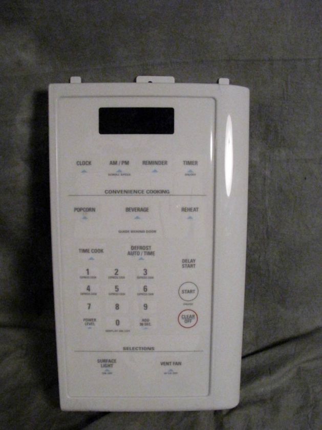 GE Microwave White Control Panel WB07X10534 NEW  