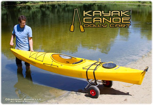 NEW CANOE & KAYAK TRANSPORT CART FLAT JON BOAT CARRIER DOLLY (KC Dolly 