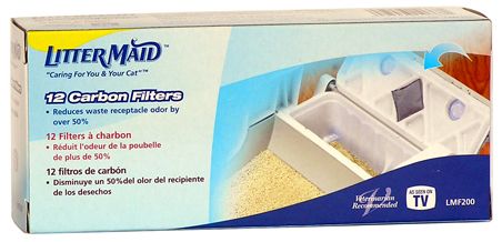 12 pack littermaid lmf200 carbon filters new in box