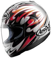   BOSCH ORANGE/WHT Motorcycle Helmet NEW Street On Road Full Face  